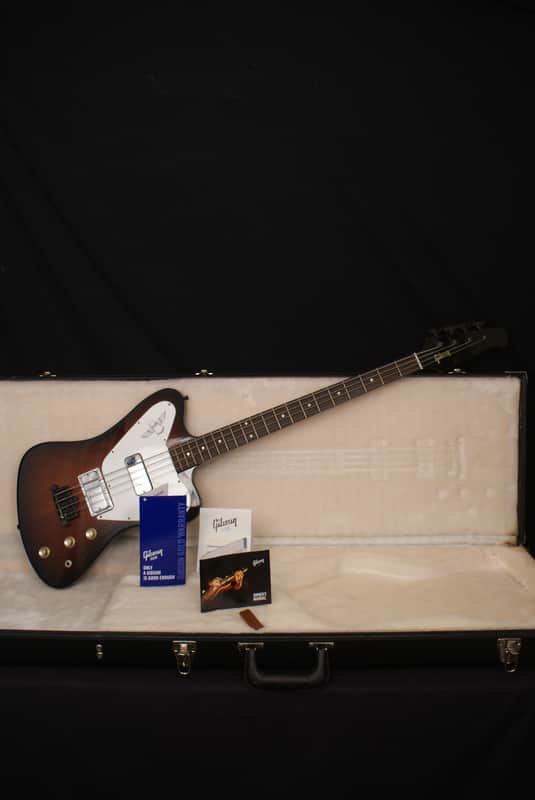 Gibson Non Reverse Thunderbird 2012 electric bass guitar with 60's reissue pickups and OHSC image 1