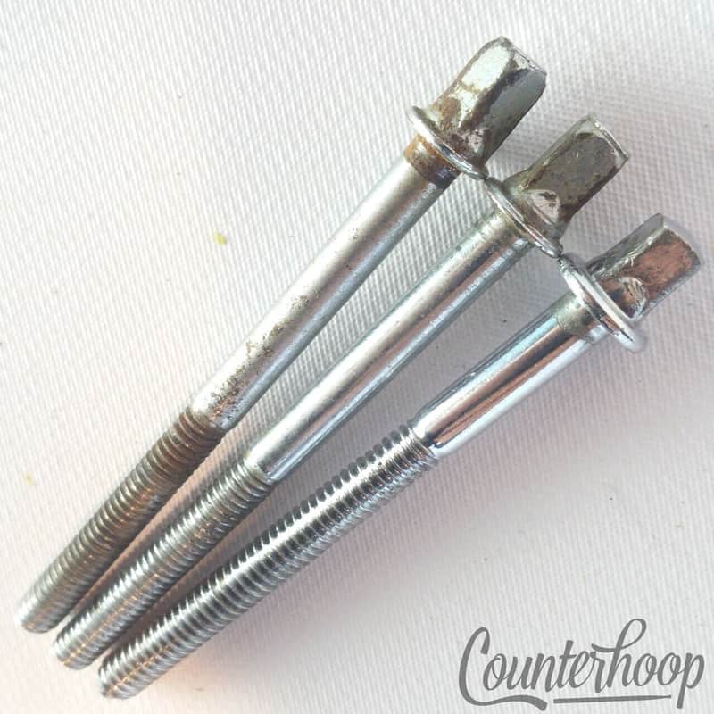 *Tama 3x Superstar Tension T-Rods Vintage 80s 2 1/2" Snare Drum/Tom Japan image 1