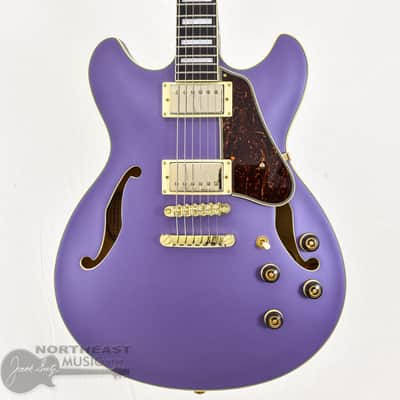 Ibanez Artcore AS73G Semi-Hollow Electric Guitar - Metallic Purple Flat image 1