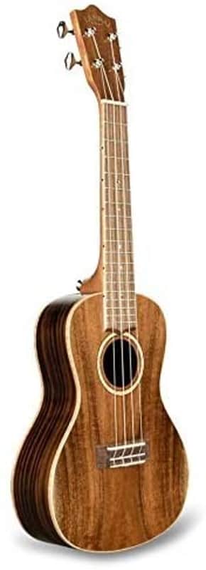 Lanikai Model ACS-C All Solid Acacia Concert size Ukulele with Case image 1