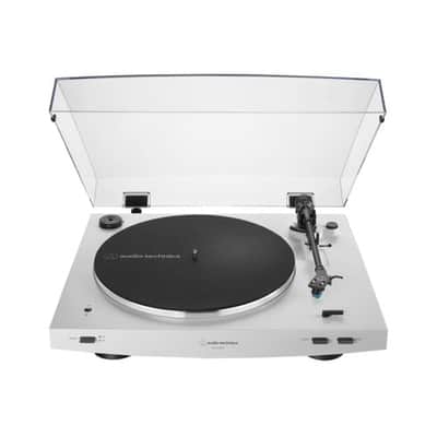 Audio Technica AT-LP3xBT Automatic Wireless Belt-Drive Turntable (White) Bundle image 11