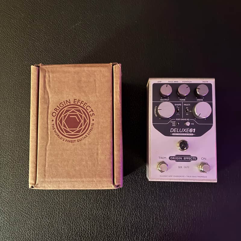 Origin Effects Deluxe61 Amp Tremolo & Drive 2021 - Silver image 1