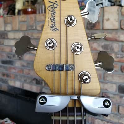 Regenerate Guitar Works Left Handed 5 String Bass. Boutique Builder from Oregon, USA. image 4