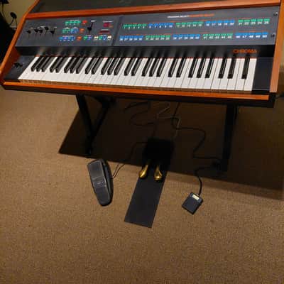 Rhodes Chroma 64-Key 16-Voice Polyphonic Hybrid Analog Synthesizer 1982 complete authentic package image 5