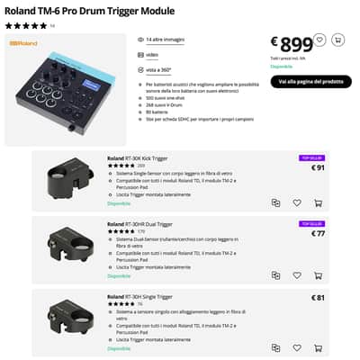 Roland TM-6 Pro + 5 Trigger RT-30 image 10