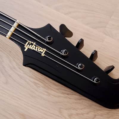 1995 Gibson Thunderbird IV Limited Edition Neck Through Electric Bass Ebony w/ Case image 4