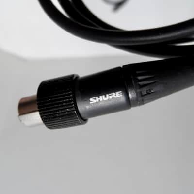 Shure WA305 1/4" Straight TS to TA4F Instrument Cable - 3' 2022 - Present - Black image 4