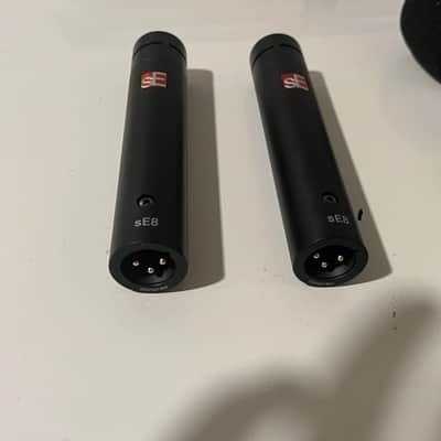sE Electronics sE8 Small Diaphragm Cardioid Condenser Microphone Matched Stereo Pair 2018 - Present - Black image 5