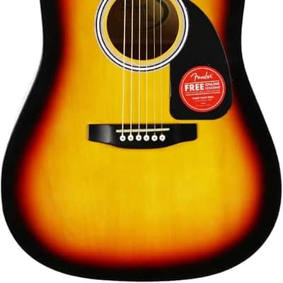 Fender Squier Dreadnought Acoustic Guitar - Sunburst image 1