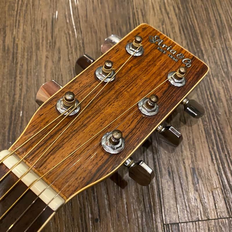Aria F-250 Acoustic Guitar 1970s Made in Japan | Reverb