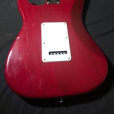 Fender Highway One Stratocaster with Rosewood Fretboard 2007 Midnight Wine Transparent image 3