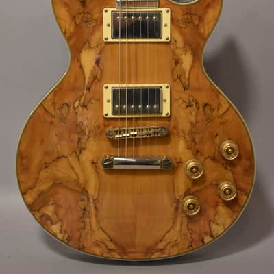 c. 1970s Giannini GIL-260 Lawsuit LP Copy Natural Finish MIJ image 2