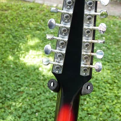 Sekova 12 string electric cherry sunburst 1960's sunburst image 6