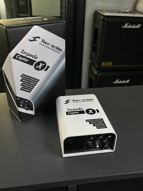 Two Notes Torpedo Captor X 8ohm Stereo Reactive Load Box / Attenuator 2020 - White image 1