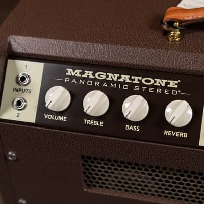 Magnatone Panoramic Stereo 2X10 Combo Amplifier - Traditional Brown image 5