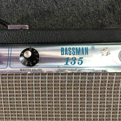 Fender Bassman 135 Vintage Tube Bass Guitar Amplifier Head image 2