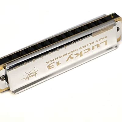 Brendan Power Lucky 13 Bass Blues Harmonica Power Bender PowerBender Key of C image 2