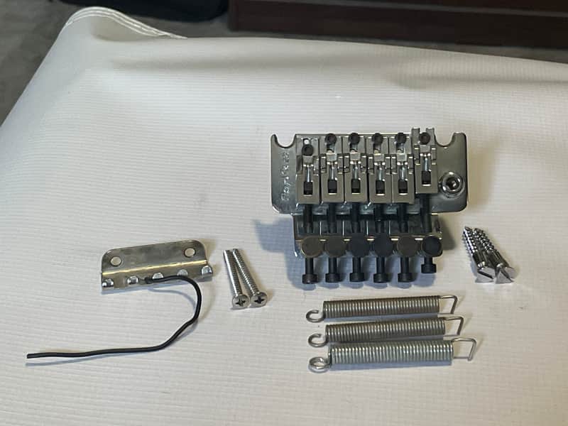 1980's Era Original Floyd Rose Made in Germany Chrome Tremolo Bridge Vibrato Kramer Model Guitar image 1