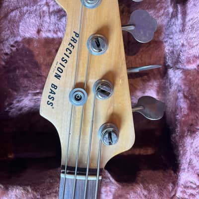 1977 Fender Precision Bass – Natural – Original Condition – Irish Music Provenance image 5