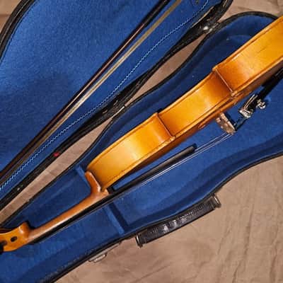 Josef Lorenz Luby (Schonbach) 3/4 Violin, Czech, Glasser bow. Very Good Cond image 13