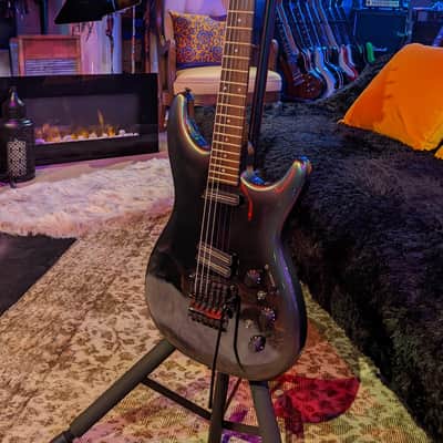 Fender Heartfield EX1 1989 MIJ Fujigen - EX-1 Black Pearl Burst Gotoh Floyd Rose Made in Japan image 4