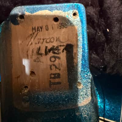 Fender Custom Shop Stratocaster Lenny Kravitz owned and played Late 90’s  - Blue sparkle image 12