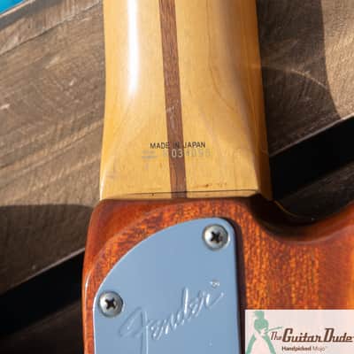 Rare 1991 Fender PBAC-100 FL - 7lbs 10 oz's! Fretless Electric Acoustic Bass - Nitro Vintage Lacquer - Made in Japan (Fuji-Gen) image 15