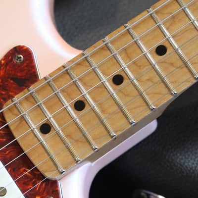2026 LsL Instruments Saticoy Electric Guitar Metallic Pink on Sunburst Relic + OHSC image 9