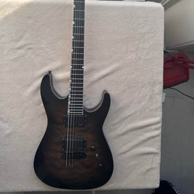 ESP LTD JM-II Josh Middleton Signature 2024 - Black Shadow Burst image 9