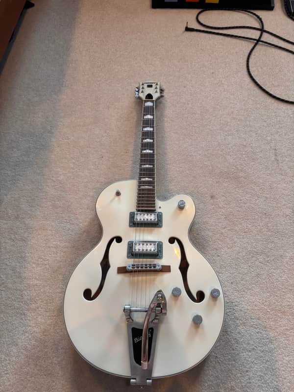 Gretsch G5420T-140 140th Anniversary Electromatic Double Platinum 2023 - Present - Two-Tone Pearl Platinum / Stone Platinum image 1