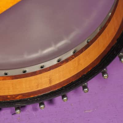 1922/2000s Vega Tubaphone Conversion Big Rim 5-String Openback Banjo (VIDEO! Fresh Work, Ready) image 12