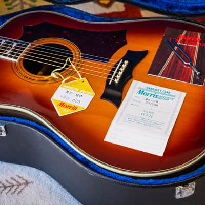 Gibson J-45 inspired Morris MG-60 Late 1970s - Made in Japan image 22