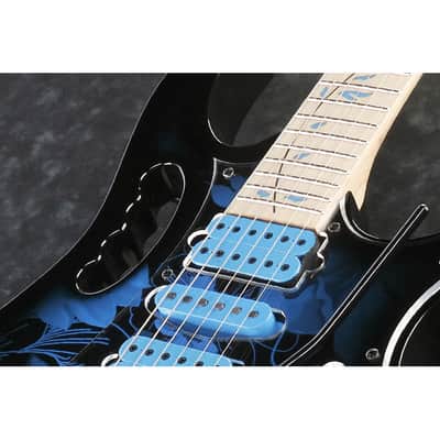Ibanez JEM77PBFP Steve Vai Signature Jem w/Bag - Blue Floral Pattern image 7
