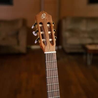 Ortega RCE131 Family Series Pro Solid Cedar Top Mahogany Neck Cutaway Nylon 6-String Classical Acoustic-Electric Guitar w/Gig Bag image 23