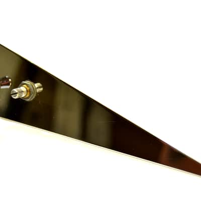 Chrome Mirrored Pickguard for Jackson Randy Rhoads Flying V Loaded w Pots + Switches image 3