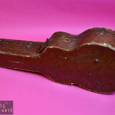Vintage 1950's Gibson / Stone Badged / Brown Lined Hard Case 16" ES-175 J-45 J-50 175D image 4