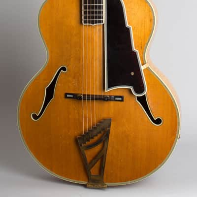 D'Angelico  Excel Arch Top Acoustic Guitar (1948), ser. #1786, original brown hard shell case. image 3