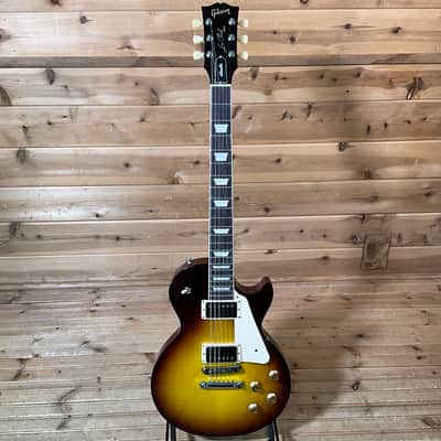 Gibson Les Paul Studio Figured Electric Guitar - Iced Tea image 2