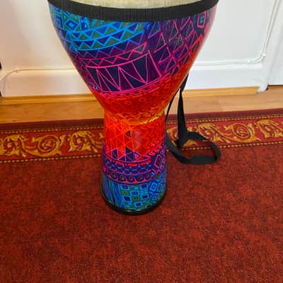 Remo Festival Series 10" Djembe (with Heavy Duty Travel Bag) - Rainbow image 5