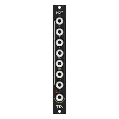 TipTop Audio Mix7 Eurorack Analogue Summing Mixer Module (Black) image 1