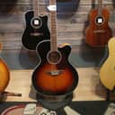 Takamine GJ72CE-12 BSB G70 Series 12-String Jumbo Cutaway Acoustic/Electric Guitar Gloss Brown Sunburst