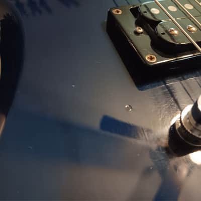 B.C. Rich Platinum Mockingbird - Trans Blue image 11