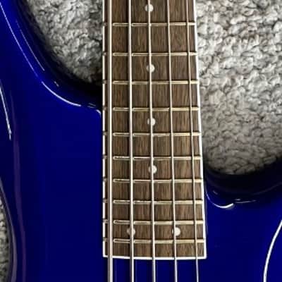 Jackson JS Series Spectra Bass Guitar JS3V, Laurel Fingerboard, Indigo Blue image 8