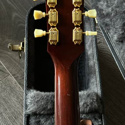 1997 Gibson L-4 CES Winered Spruce Top Figured Maple Back & Sides image 10