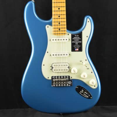 Fender American Professional Classic Stratocaster HSS Faded Lake Placid Blue Maple Fingerboard image 1