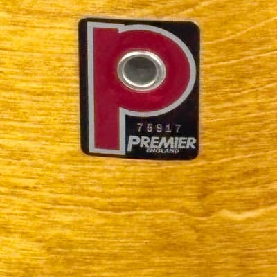 Vintage Premier Birch Bass drum – 1970s – Natural Gloss Finish – Made in England image 2