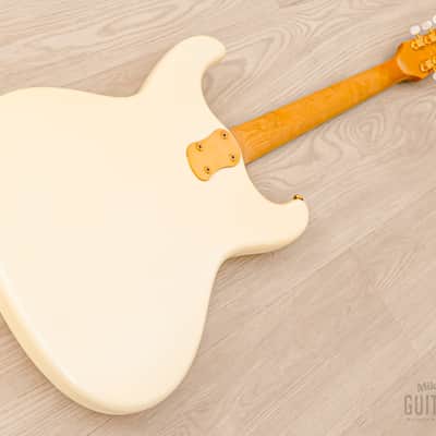 2000s Mosrite Ventures Model Super Custom '65 Pearl White w/ Gold Hardware, Vibramute & Case, Japan Kurokumo image 14