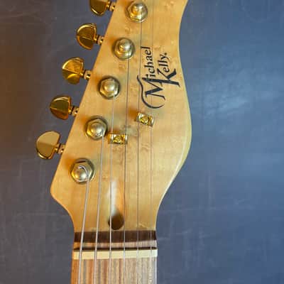 Michael Kelly Custom Collection '60s Burl Ultra Electric Guitar, Pau Ferro Fingerboard image 15