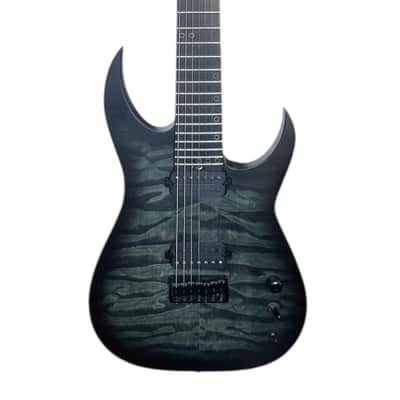 Schecter Keith Merrow KM-7 MK-III Standard Trans Black Burst with Hardshell Case image 2
