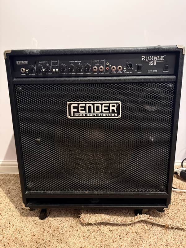 Fender Rumble 150W Bass Amplifier Combo 1x15 - 2012 Metal Grille image 1